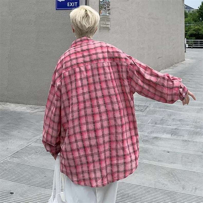 新款潮流男格子衬衫C8013P43,男装衬衫,星座1116-2
