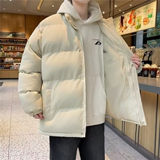 冬季棉服加厚面包服美式立领棉袄新款流行潮标准时尚潮流Y08/P75，男装棉衣，星座506