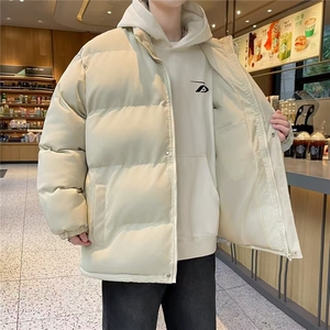 冬季棉服加厚面包服美式立领棉袄新款流行潮标准时尚潮流Y08/P75图片