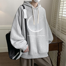 连帽卫衣男大码运动服帽衫外套WY2246-P35加绒款-P40，男装卫衣，电商A040