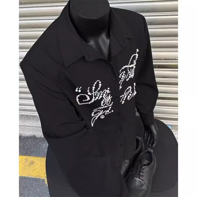 长袖衬衫春秋季风上衣小众设计感痞帅衬衣-CS021-网络图,男装衬衫,星座1002-2