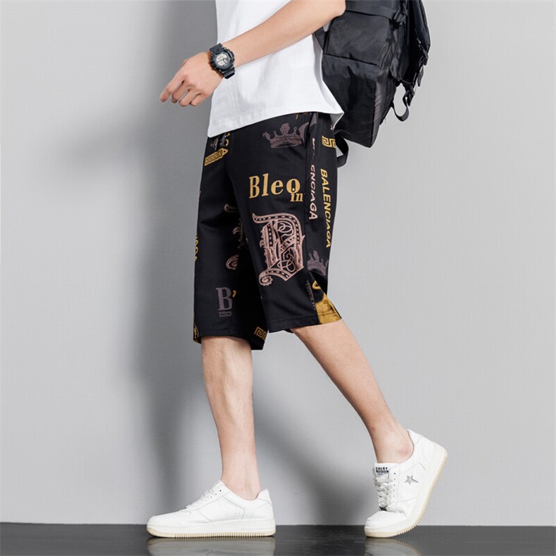 夏季低价跑量款男士休闲沙滩裤休闲五分裤短款男3013P16,男装牛仔裤,电商B226