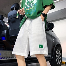 24夏季冰丝透气纯色波点纹潮流情侣男女休闲百搭短裤K3350-P25，男装牛仔裤，电商A009A（原A058A）