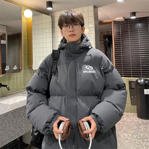 现货 抖音得物可供视频 三防加厚羽绒连帽棉衣外套面包棉服 85538图片