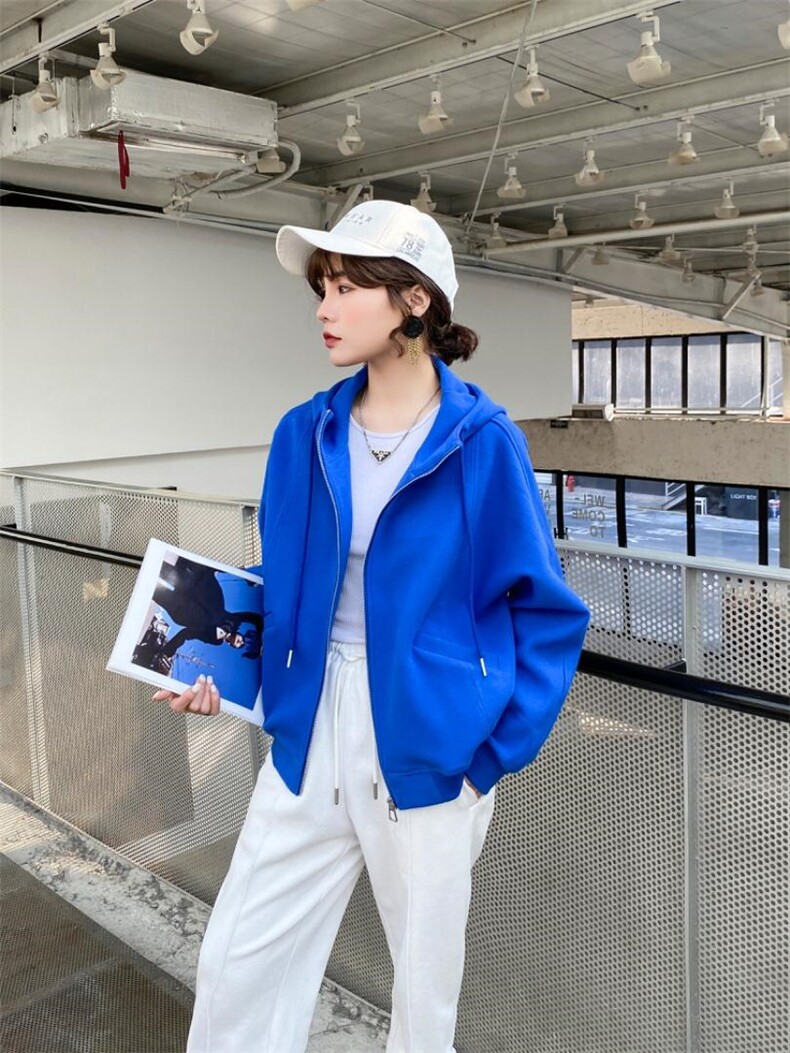 帽子贴标卫衣，女装卫衣/绒衫，诗苒