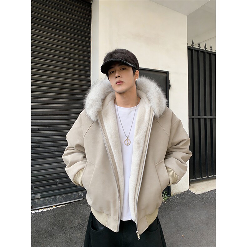 XZ514-2-25106-P70大理石座山雕连帽绒毛刺绣外套冬季棉服夹克,男装夹克,星座514-2(原B239)