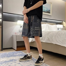 短裤男士宽松运动五分裤子柔软口袋休闲中裤DK112，男装牛仔裤，星座1116A-1（原606A）