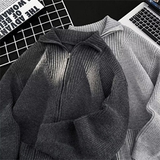 拉链立领针织开衫外套套头时尚简约MY391-P78，男装针织衫/毛衣，星座313A-2