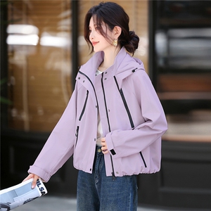 短外套女款春秋季2025新款高级设计感风衣小个子气质减龄上衣图片