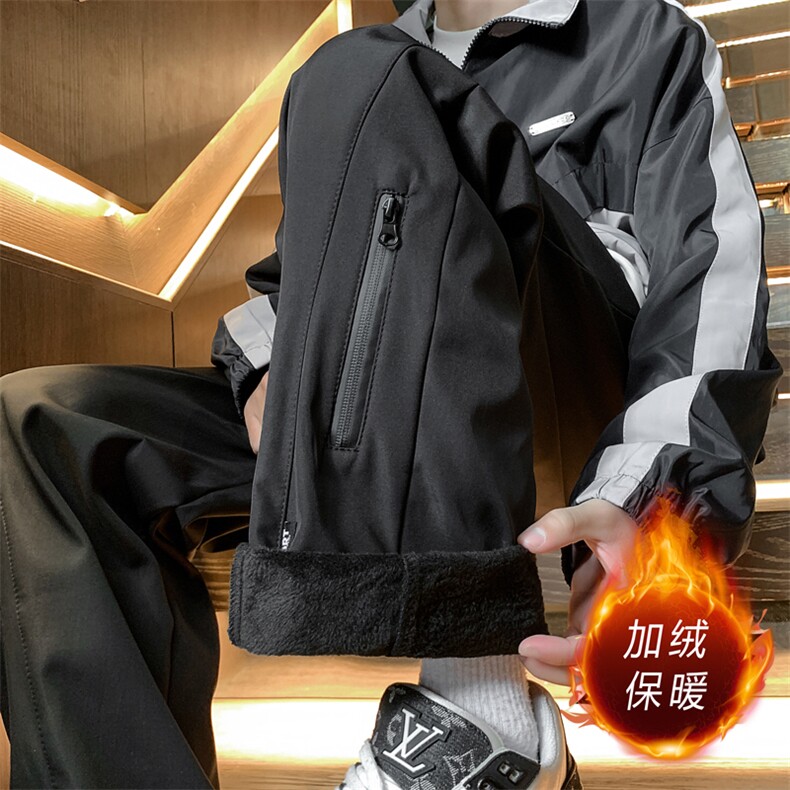 防风防水三合一冲锋裤男款美式加绒加厚防寒保暖滑雪工装裤子秋冬,男装棉衣,星座505-2（原电商A260-1)
