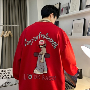 直播360克重磅美式潮牌印花卫衣Y125特P28 同步供应华棉品质图片