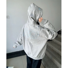5724-P53原版刺绣纯棉华棉复合休闲加绒卫衣，男装卫衣，星座617A-2