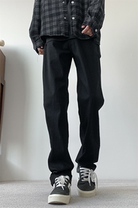 抖音现货 纯黑色弹力显高牛仔裤 310A-2 BK301 P50 控78图片