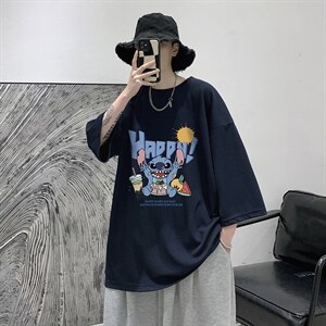 Q11077-P30 春夏季七分袖t恤男大码五分袖男短袖中袖   大皂风图片