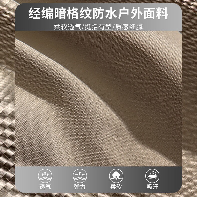春夏工装男直筒裤子2025户外阔腿休闲美式高街冲锋长裤,男装工装外套,星座1210-1