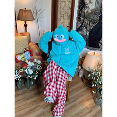 秋冬童趣可爱小丑鱼羊羔绒外套女加厚保暖棉服上衣，男装卫衣，星座716-4
