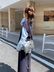 松弛感卫衣套装裙女2025春季新款韩版学院风减龄衬衫半身裙三件套图片