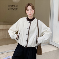 现货90白鸭绒圆领短款羽绒服女2025冬新款宽松时尚百搭保暖外套，女装羽绒服，琦鑫阁（原依鑫阁）