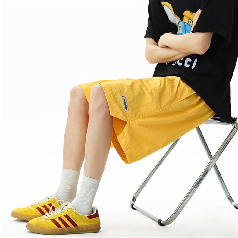 03夏季美式高街hipho格子肌理速干运动五分短裤XZ211-1-K2529-P40,男装牛仔裤,星座211-1