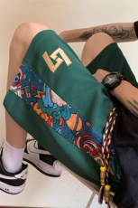 ！2024夏季新款男士风休闲短裤刺绣五分裤DK248特P25，男装牛仔裤，电商B220