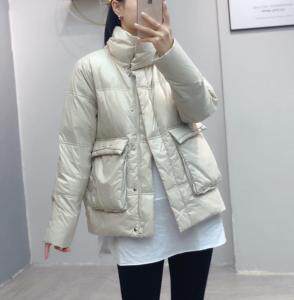 冬季新款大口袋羽绒服，女装羽绒服，久久索衣缘