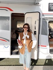 皮毛一体马甲，女装马甲，唯品