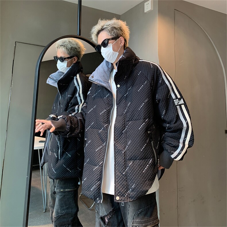 B359-YR001特P210限价289立领男女新款羽绒服潮牌羽绒服男生外套,男装羽绒服,电商B359