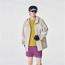 UPF50+有报告凉感轻薄透气宽松大码潮流防晒服DQC658-P48，男装防晒衣，电商B306