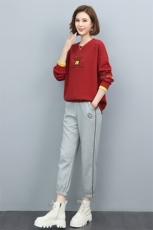 时尚套装女2021年新款运动休闲小香风上衣百搭小个子显高两件套潮，女装套装/套裙，玛其路