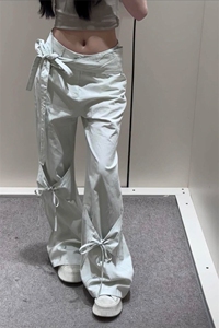 档口现货高品质纯棉情侣潮牌蝴蝶结裤子610A-1-YK134-P65图片