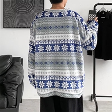 毛衣男港味2023秋季复古日系针织衫Y47P62，男装针织衫/毛衣，星座1116-2