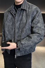 标50白鸭绒宽松版假两件皮羽绒服男外套B317-Y868-P248，男装羽绒服，电商B317