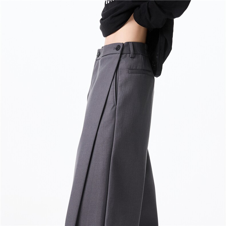 抖音品质春季新款弯刀高级宽松休闲西裤B315-K25670-特p45控88,男装西裤,电商B315