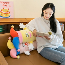 云酷毛绒玩具 小丑长条抱枕（有版权）