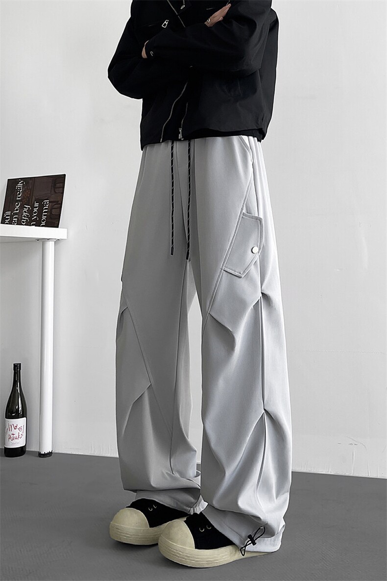 2025春季美式工装裤休闲宽松伞兵裤A502特P38控65,男装休闲裤,电商A309