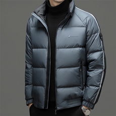BJY15331钱塘2020-2冬季厚款时尚休闲立领中年男士羽绒服P235，男装羽绒服，钱塘207-2