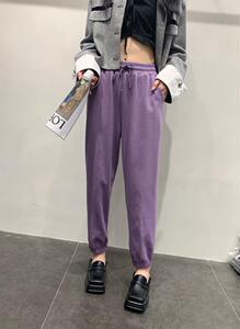 夏季新款彩色抽绳卫裤图片
