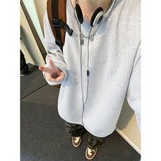 基础纯色圆领套头卫衣简约设计感上衣情侣款W4691-特价P25，男装卫衣，电商A007