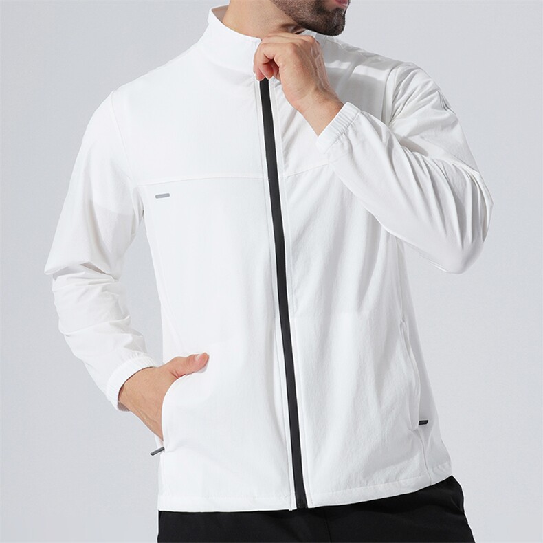 时尚男士秋季防风防水透气轻薄休闲外套冲锋衣，男装工装外套，玖雅羊绒