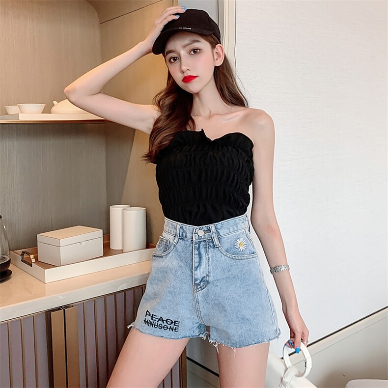 夏女装牛仔短裤韩版休闲刺绣热裤显瘦潮量大从优905-1-M208#,女装牛仔裤,星座905-1