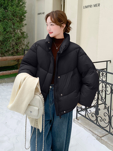 【新款现货】2025年韩系泡芙短款羽绒服充绒量90%图片
