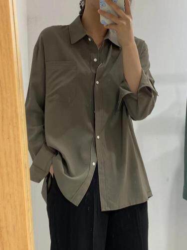 韩系衬衫，女装衬衫，木夕