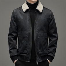 90%鹅绒中年男士翻领休闲纯色羽绒服夹克冬季新款外套ZG2902-P290，男装羽绒服，电商B212（原钱塘6029）