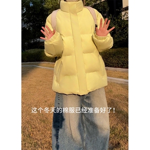 现货高品质美式冬季重磅三防加绒加厚羽绒棉衣立领厚外套棉服图片