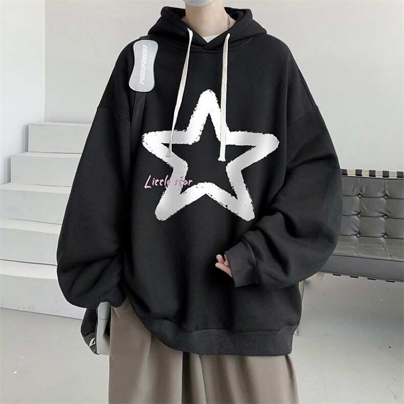 连帽卫衣男大码运动服帽衫外套WY2286-P35加绒款-P40,男装卫衣,电商A040