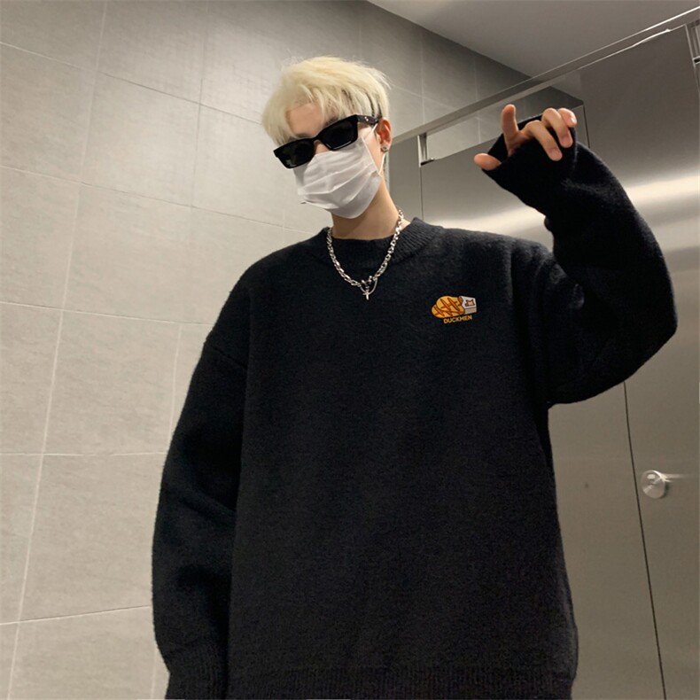 高质量！秋冬季半高领毛衣男士加绒加厚线衣针织衫男DMY502-特P38,男装针织衫/毛衣,电商B371