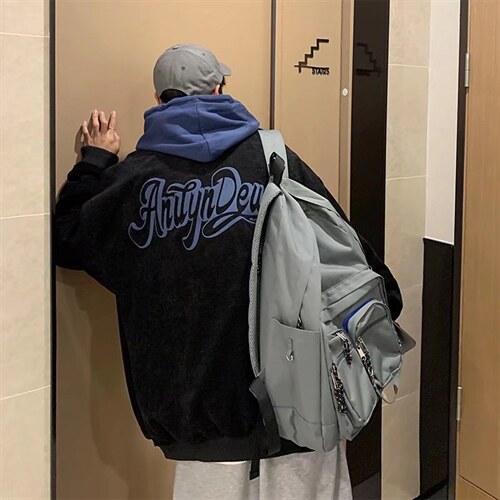 棒球服男潮牌百搭宽松夹克韩版潮流外套ins港风休闲上衣J083-P60，男装夹克，星座1008