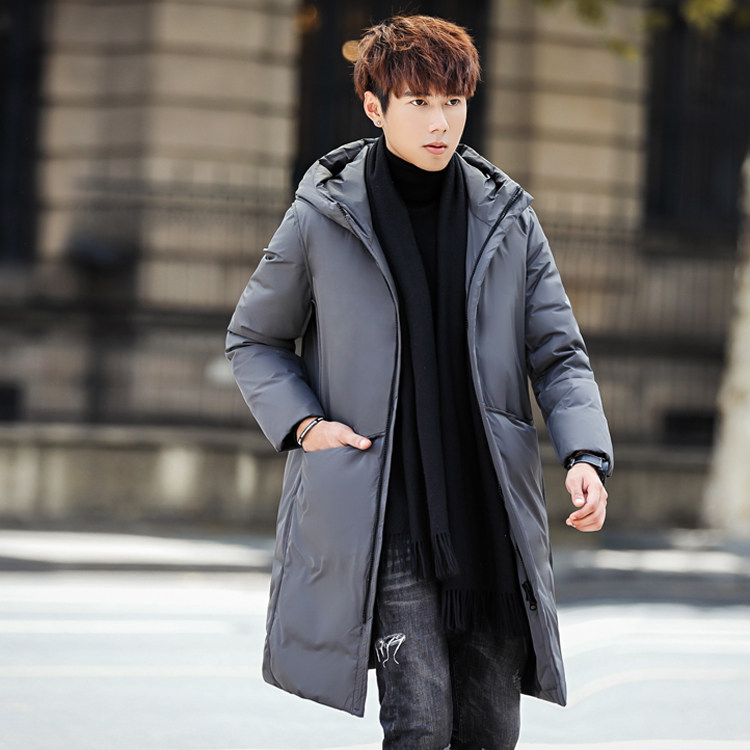 电商B2472019冬季新款男修身50绒白鸭绒休闲羽绒服潮MY805P90，男装羽绒服，电商B247