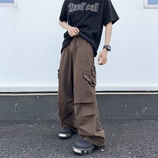2024春季新款直筒工装裤男美式潮牌机能休闲长裤现货K7714-P60，男装休闲裤，星座512-3