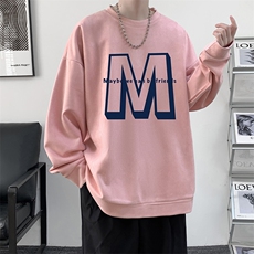 麂皮绒卫衣男大码重磅长袖t恤男JW81260-P35，男装卫衣，电商A040